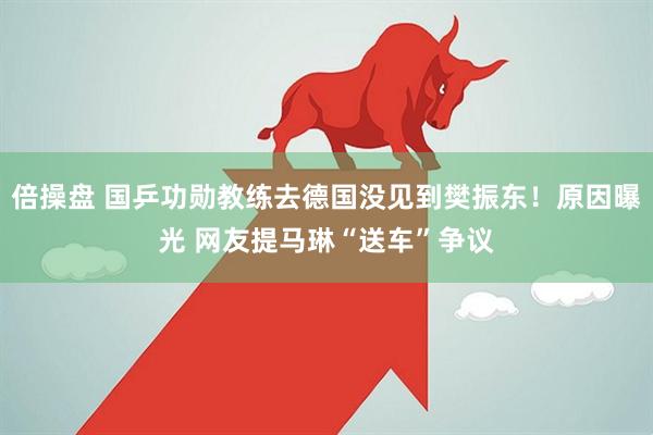 倍操盘 国乒功勋教练去德国没见到樊振东！原因曝光 网友提马琳“送车”争议